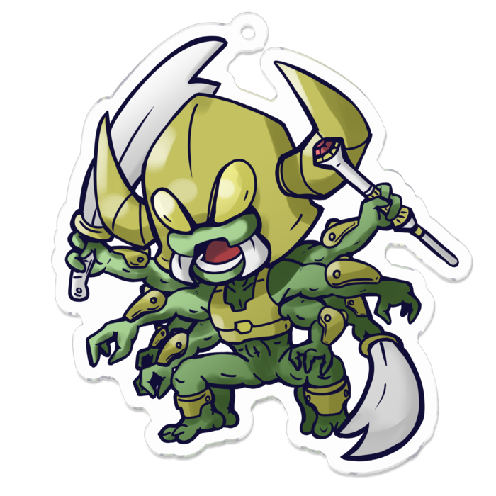 アクリルキーホルダー - 70 x 70 (mm)