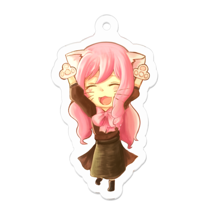 アクリルキーホルダー - 50 x 50 (mm)