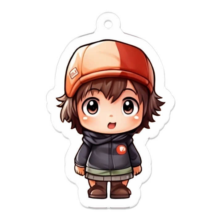 アクリルキーホルダー - 50 x 50 (mm)