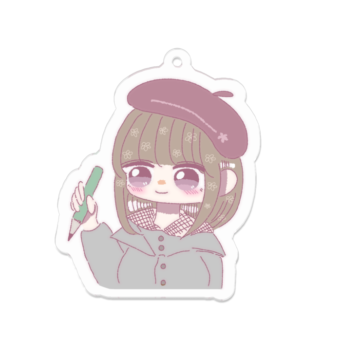 アクリルキーホルダー - 70 x 70 (mm)