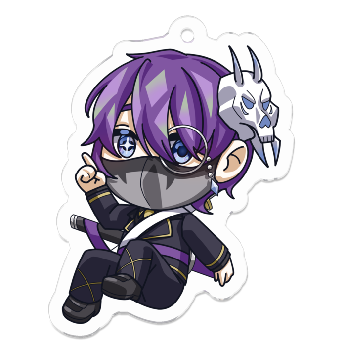 アクリルキーホルダー - 50 x 50 (mm)