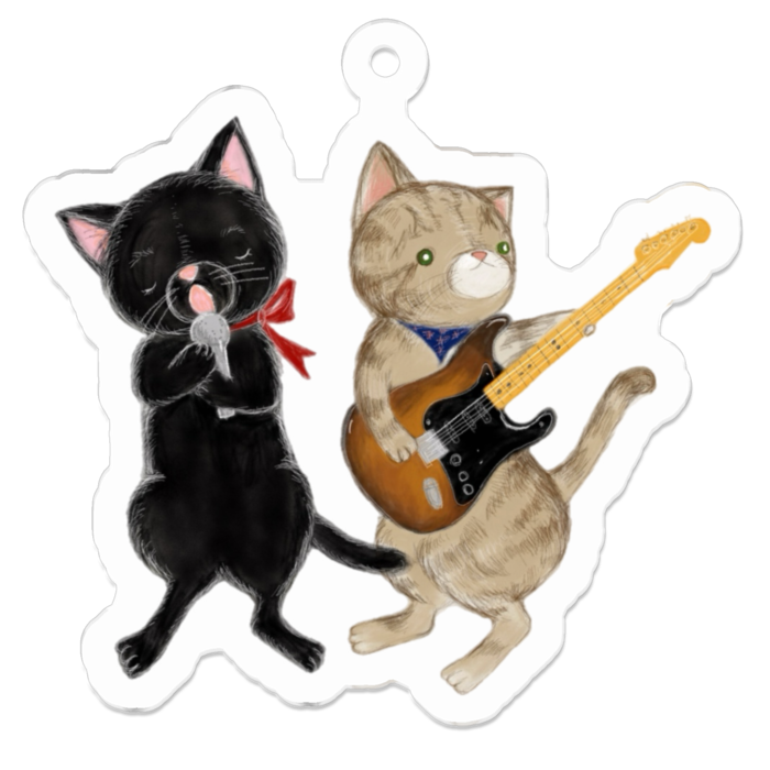 アクリルキーホルダー - 50 x 50 (mm)