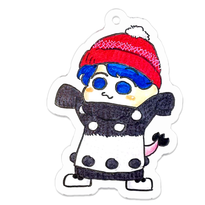 アクリルキーホルダー - 50 x 50 (mm)