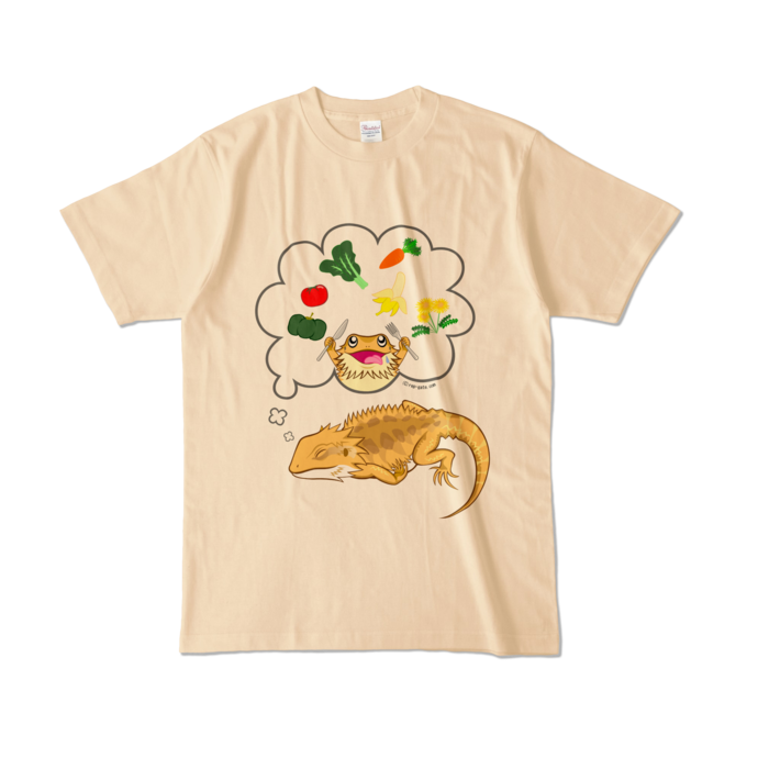 カラーTシャツ - L - ナチュラル (淡色)