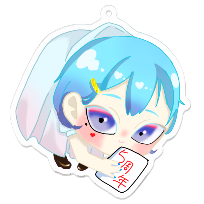 アクリルキーホルダー - 70 x 70 (mm)
