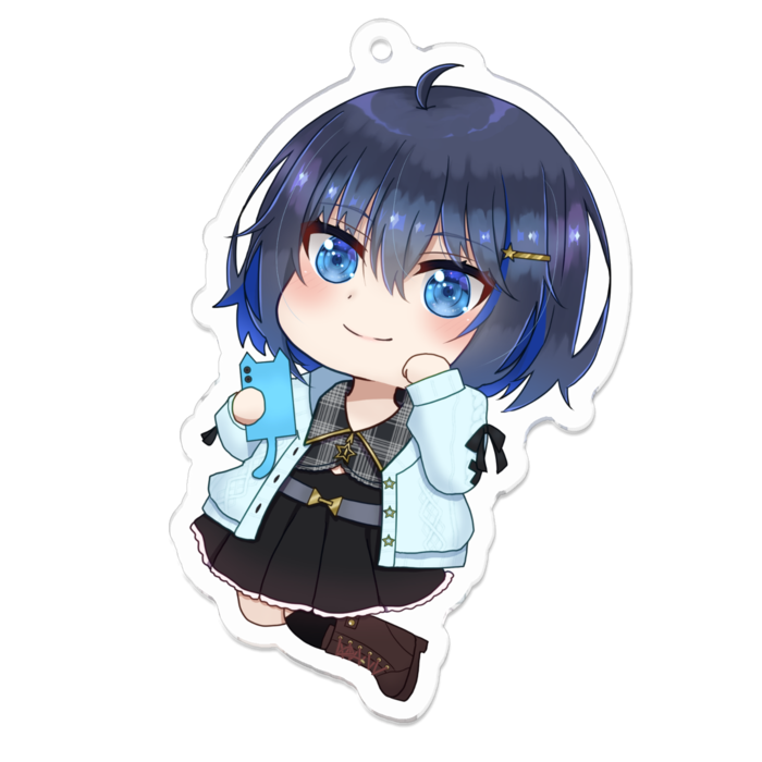 アクリルキーホルダー（コーティング） - 70 x 70 (mm)