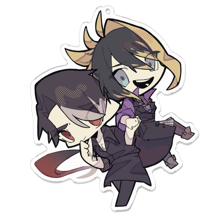 アクリルキーホルダー - 100 x 100 (mm)