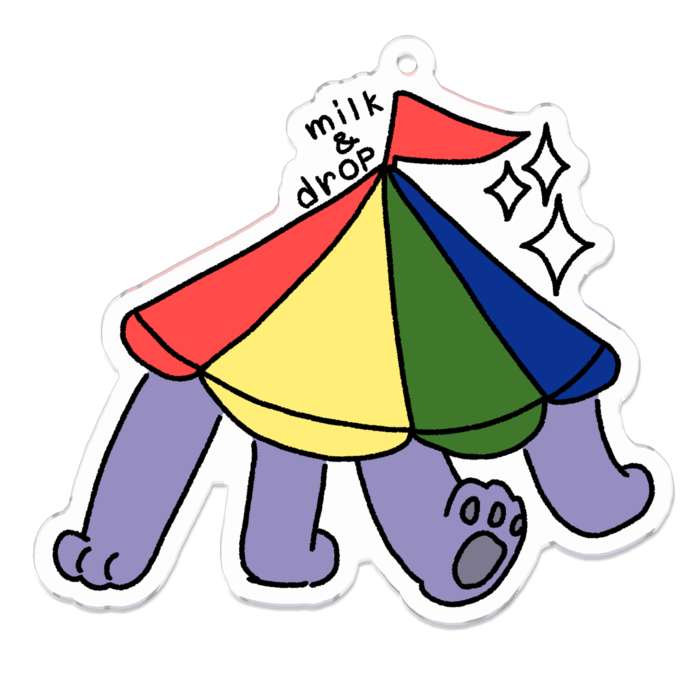 アクリルキーホルダー - 70 x 70 (mm)