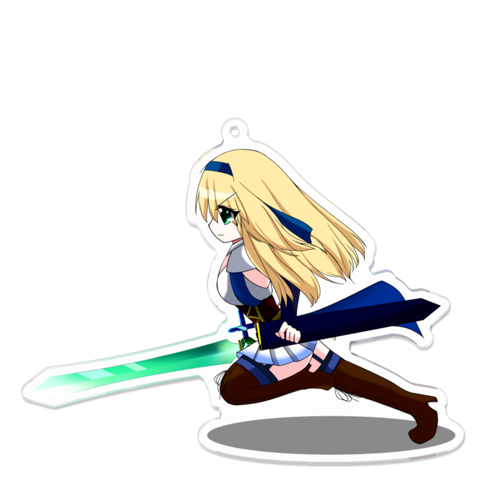 アクリルキーホルダー - 100 x 100 (mm)