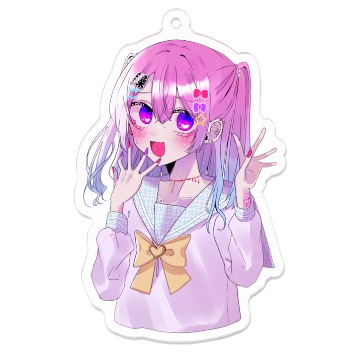 アクリルキーホルダー - 70 x 70 (mm)