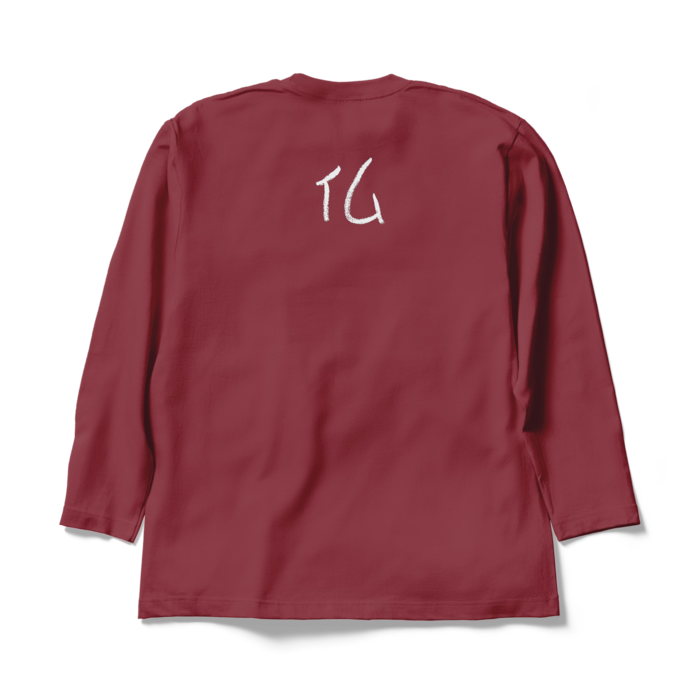 ロングスリーブTシャツ - XL - バーガンディ
