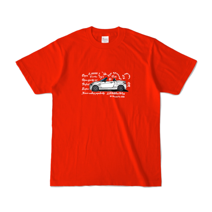 カラーTシャツ - S - レッド (濃色)