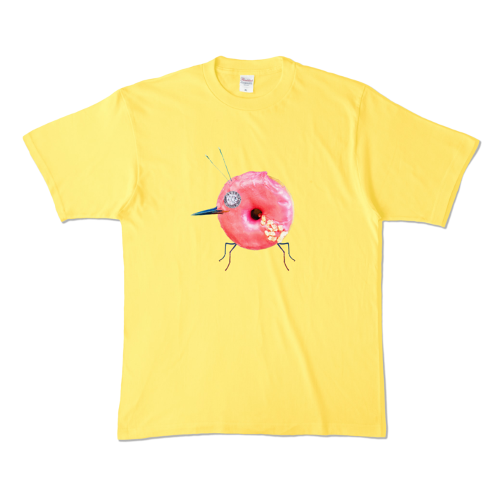 カラーTシャツ - XL - イエロー (濃色)