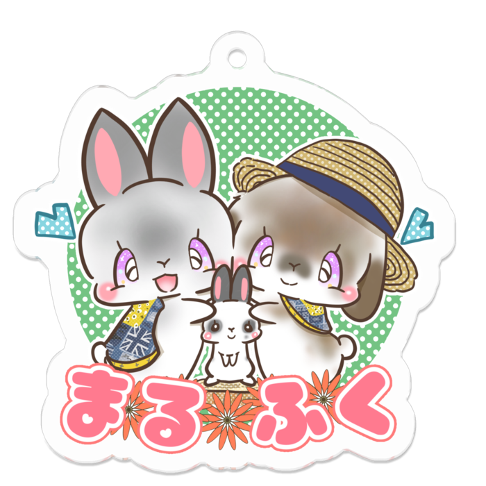 アクリルキーホルダー - 50 x 50 (mm)