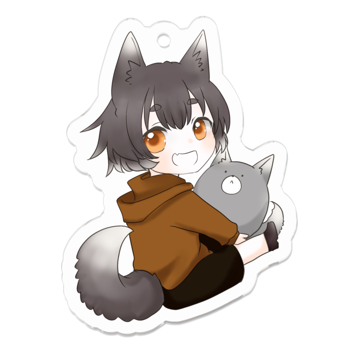 アクリルキーホルダー - 50 x 50 (mm)