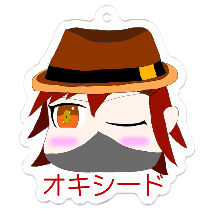 アクリルキーホルダー - 50 x 50 (mm)