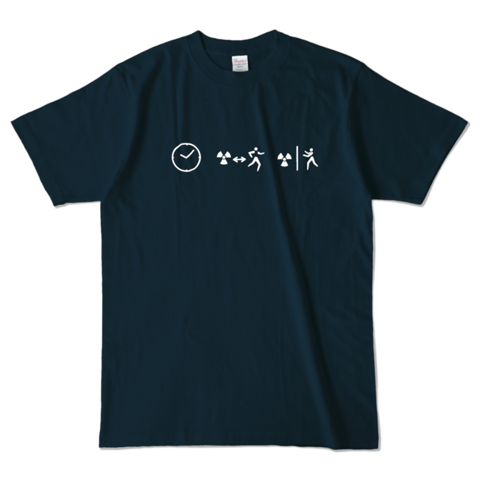 カラーTシャツ - L - ネイビー (濃色)