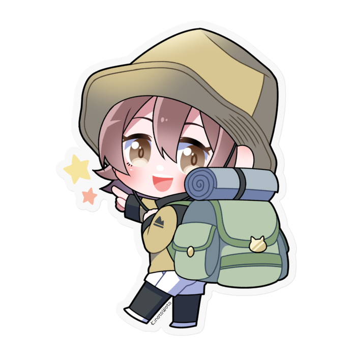 ステッカー - 100 x 100 (mm) - クリア