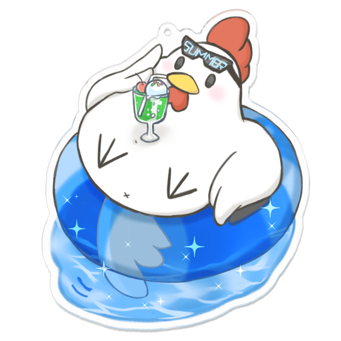 夏のくそでかにわとりさん