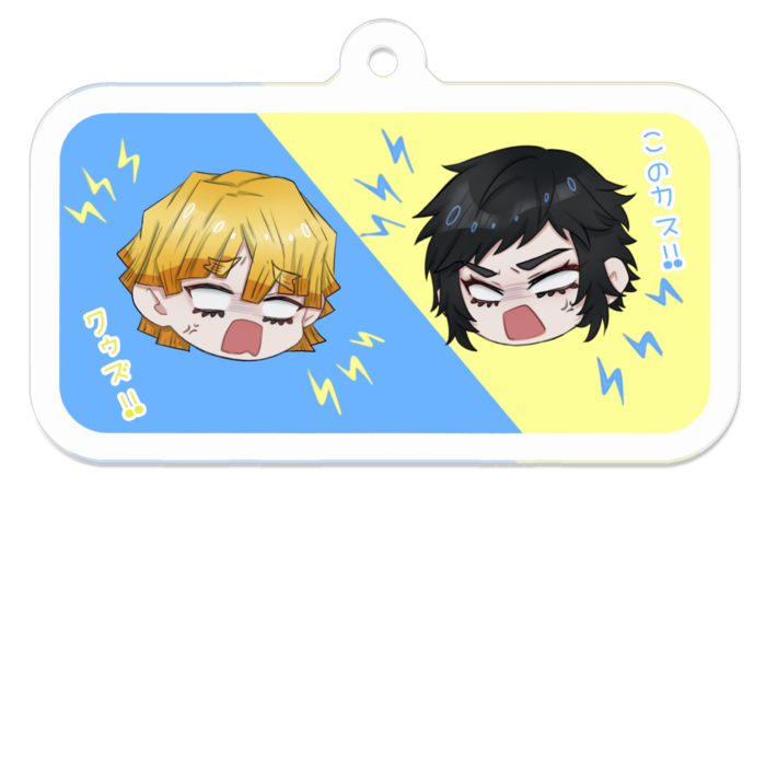 アクリルキーホルダー - 50 x 50 (mm)