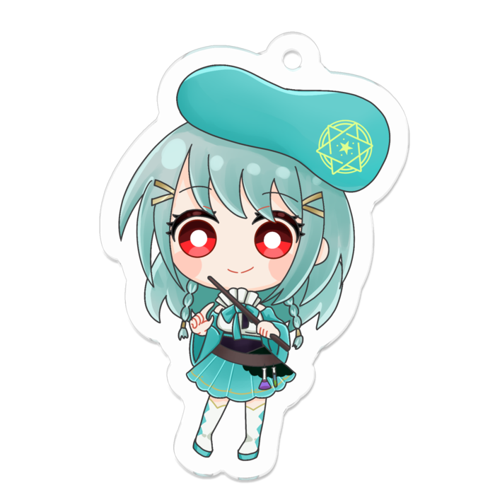 アクリルキーホルダー（コーティング） - 50 × 50 (mm)