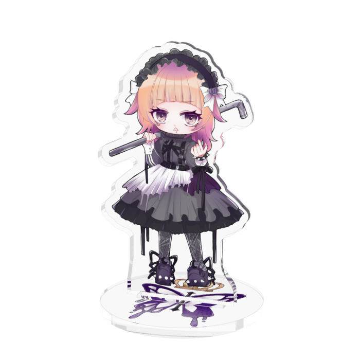 【SD紫月カレン鉄パイプver.】アクリルスタンド - 70x70mm