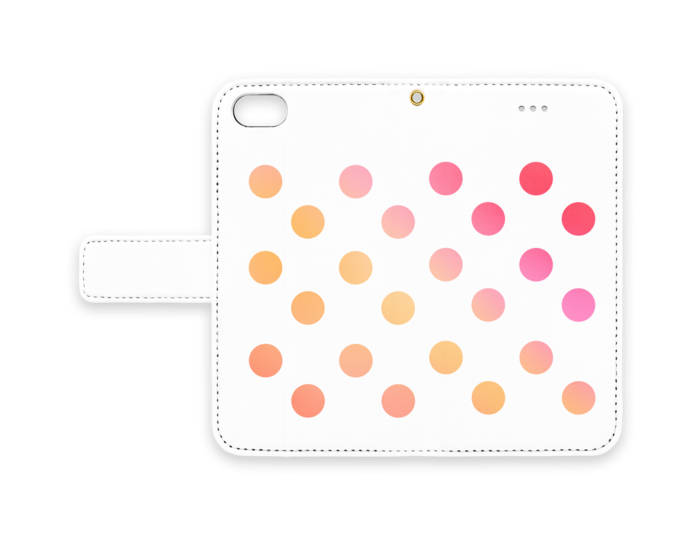 手帳型iPhoneケース - iPhone7 - ストラップ穴 あり