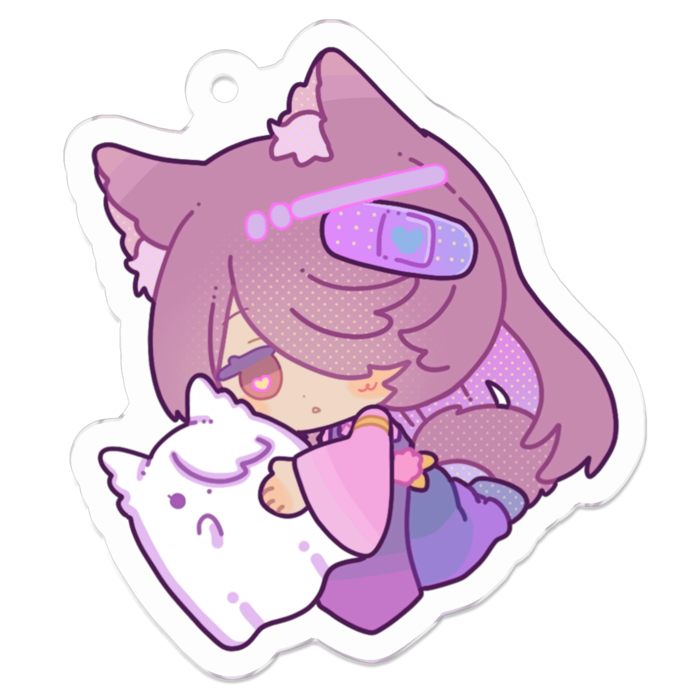 アクリルキーホルダー - 50 x 50 (mm)