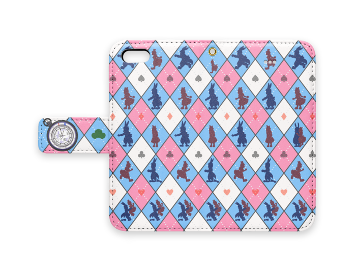 手帳型iPhoneケース - iPhone5 - ストラップ穴 あり