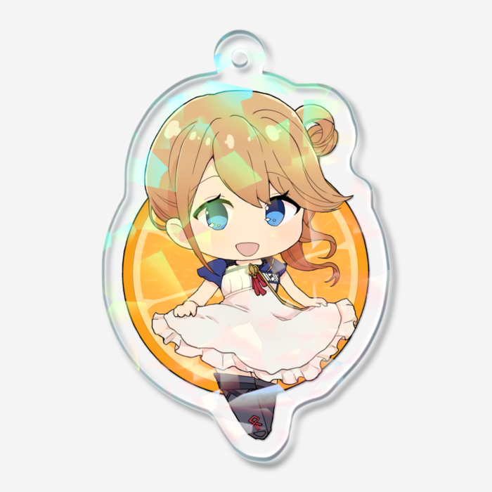 ホログラムアクリルキーホルダー - 50 × 50mm