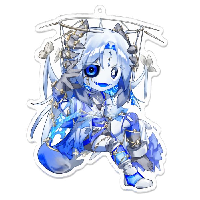 アクリルキーホルダー - 100 x 100 (mm)