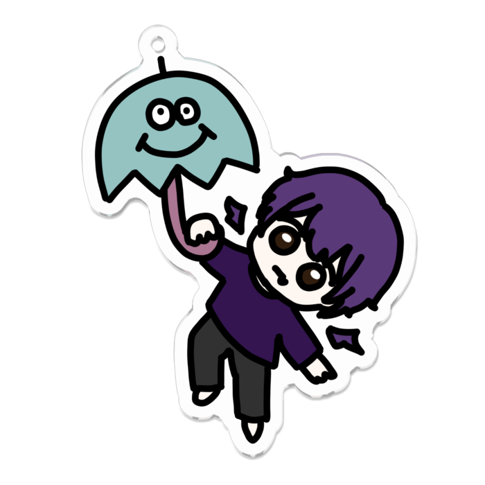 アクリルキーホルダー - 70 x 70 (mm)