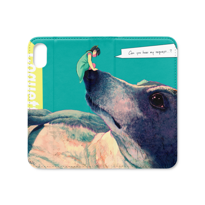 手帳型iPhoneケース（ベルトなし） - iPhone XS / X - ストラップ穴 なし