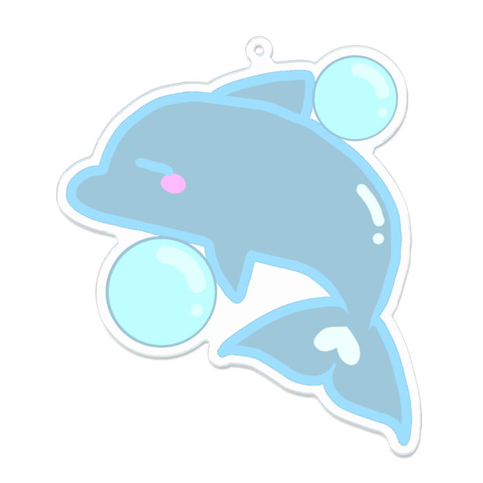 アクリルキーホルダー - 100 x 100 (mm)