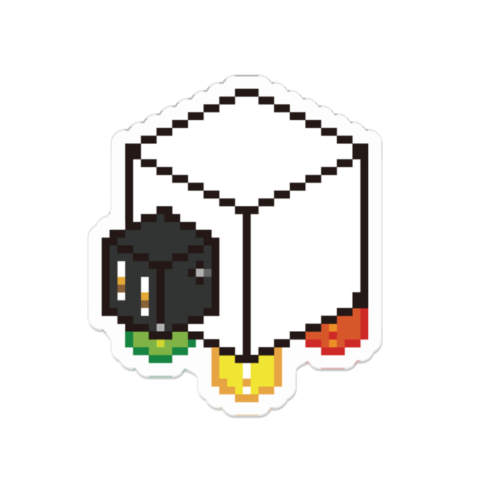 アクリルバッジ - 50 x 50 (mm)