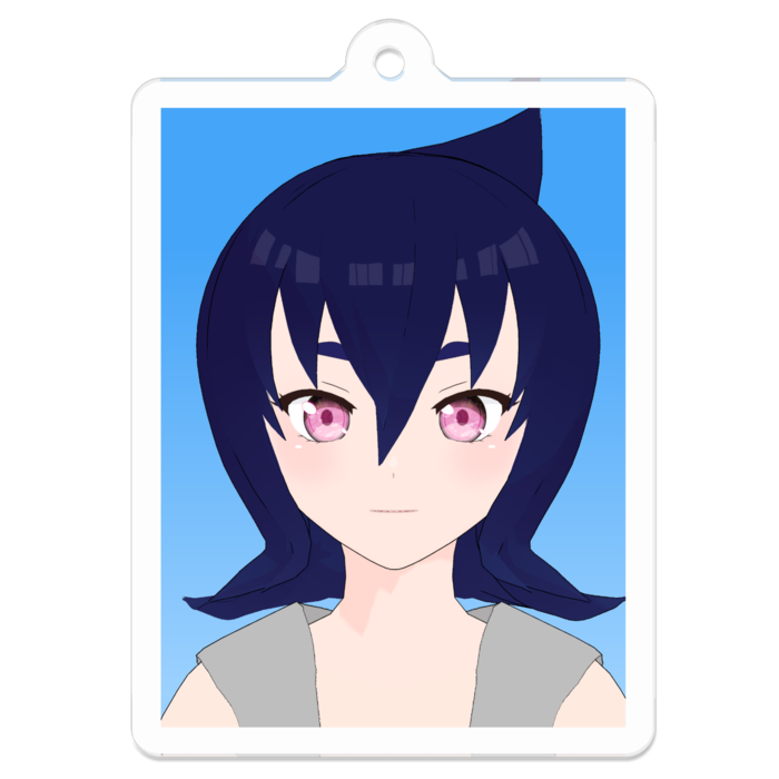 アクリルキーホルダー(コーティング) - 50 x 50 (mm)