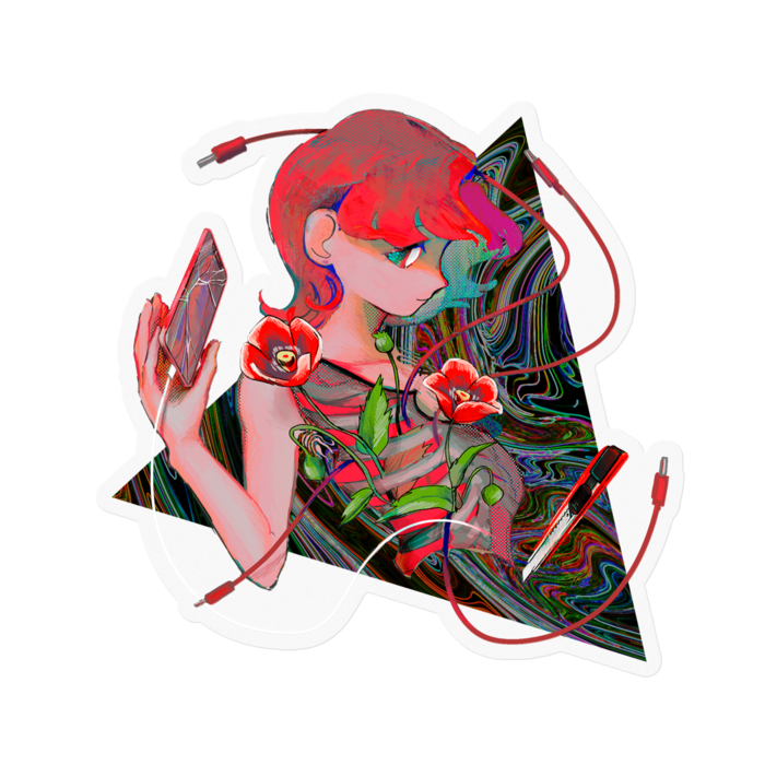 ステッカー - 100 x 100 (mm)
