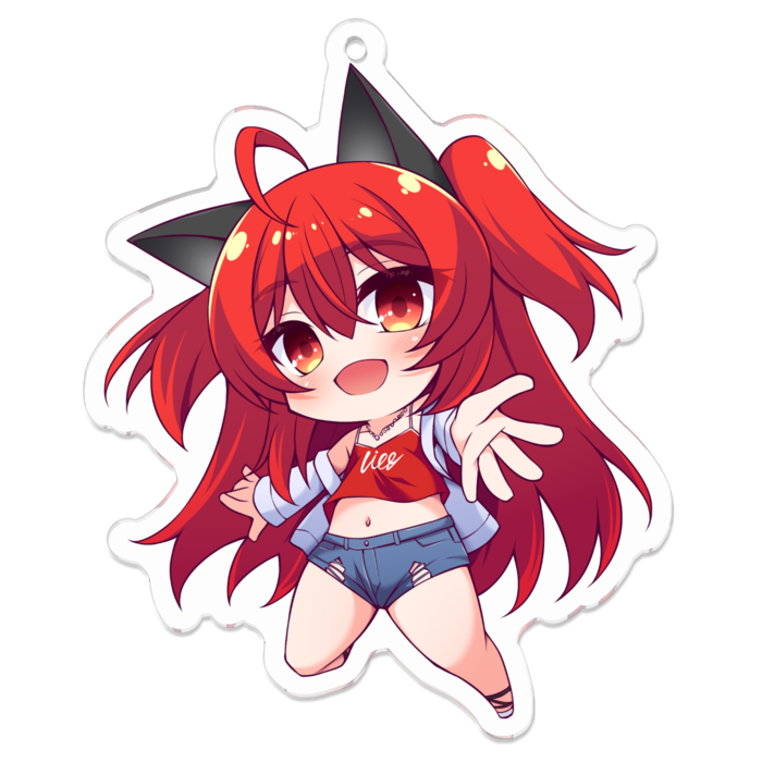 アクリルキーホルダー（コーティング） - 70 x 70 (mm)