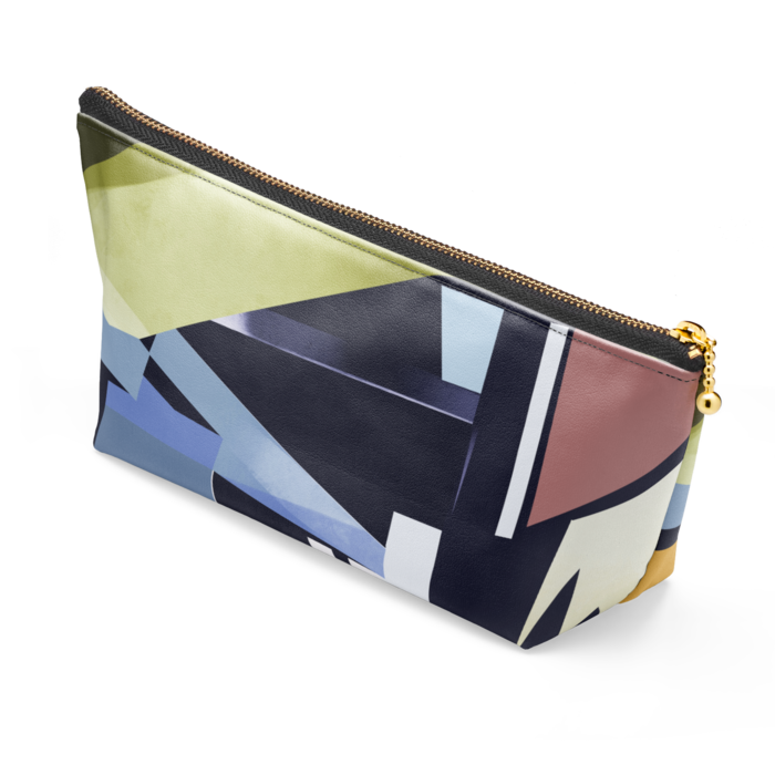 ポーチ - 長さ21.5cm / 高さ10cm - ブラック