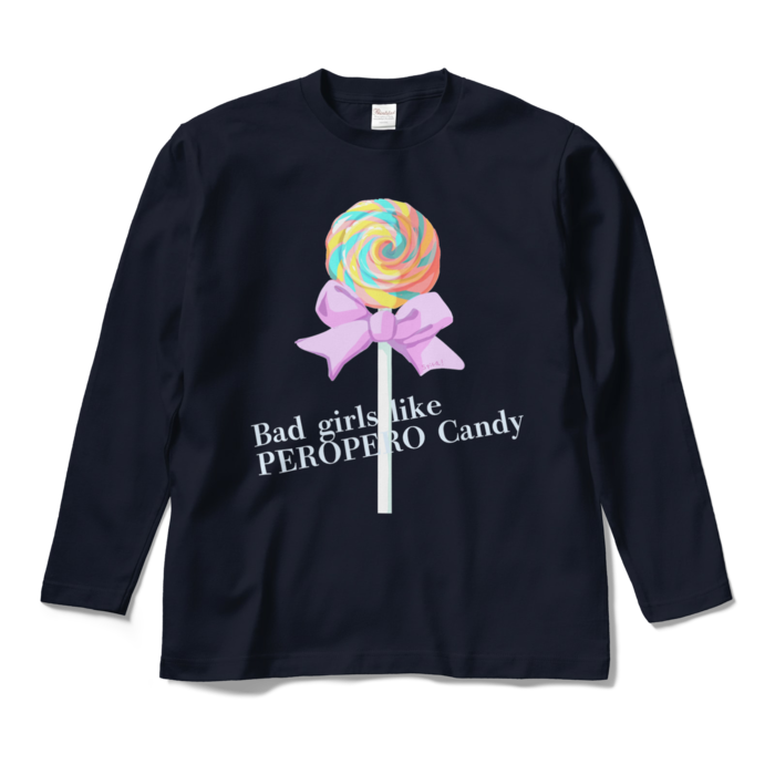 ロングスリーブTシャツ - M - ネイビー