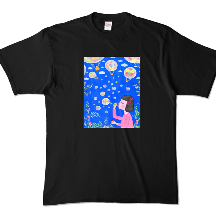 カラーTシャツ - XL - ブラック (濃色)