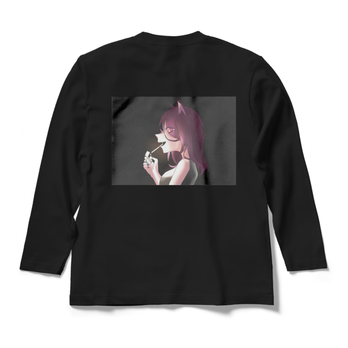 ロングスリーブTシャツ - M - ブラック