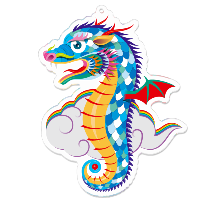 アクリルキーホルダー - 100 x 100 (mm)