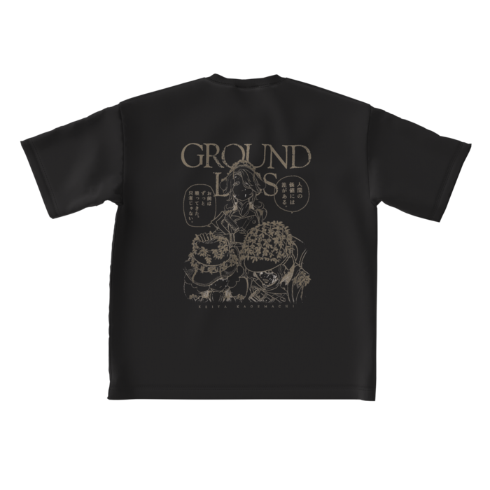 ビッグシルエットTシャツ - L - 黒
