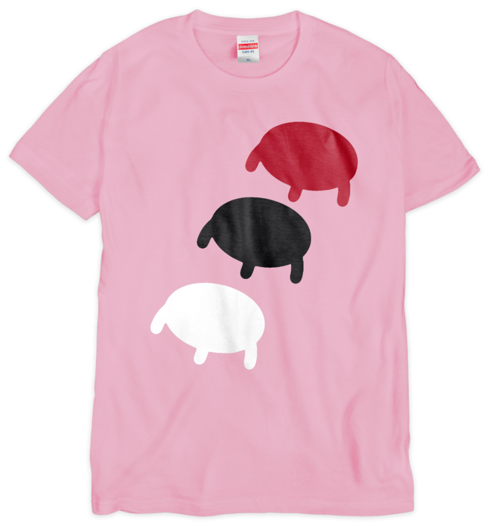 Tシャツ（シルクスクリーン印刷） - XL - 3色