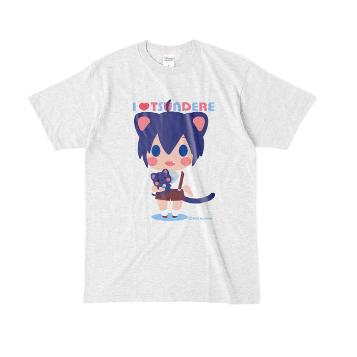 カラーTシャツ(淡色) - L - アッシュ