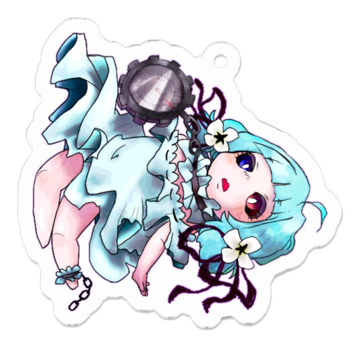 アクリルキーホルダー - 50 x 50 (mm)