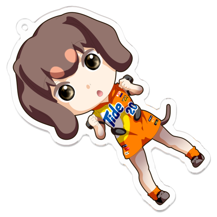 アクリルキーホルダー（コーティング） - 70 x 70 (mm)