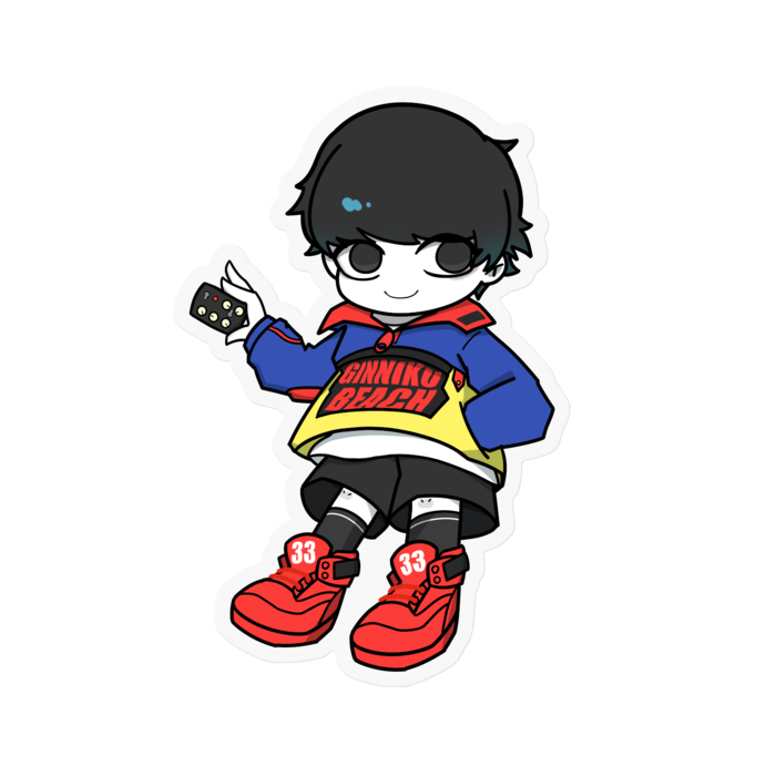 ステッカー - 100 x 100 (mm)