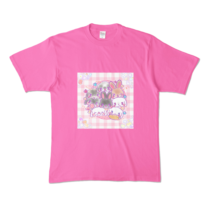 カラーTシャツ - XL - ピンク (濃色)